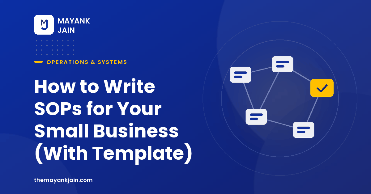 How to Write SOPs for Your Small Business (With Template)