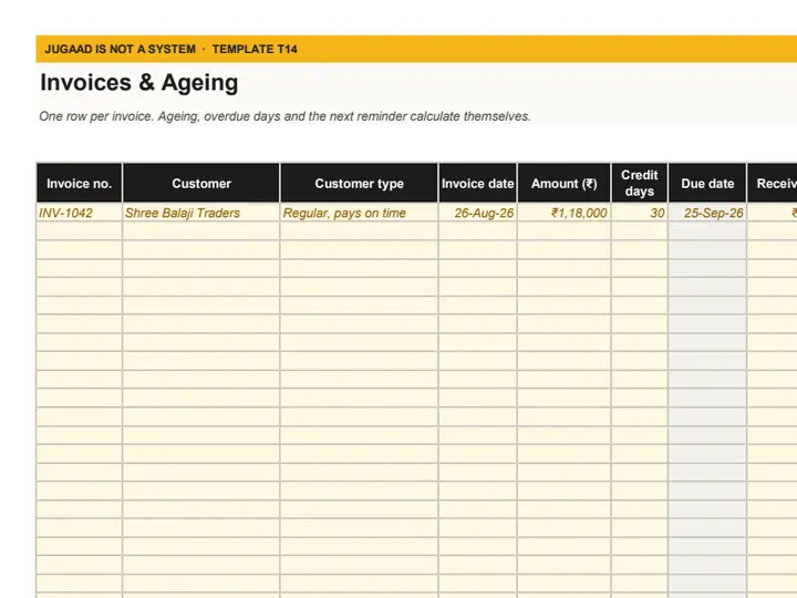 Preview of Payment Reminders